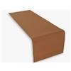 Lemos Home 1 x runner da tavola colore marrone chiaro 45x150 cm 100% cotone 285 gr/qm. Di alta qualità. Lemos-Home