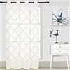 ForenTex N-0582 - Tende Ricamate con Motivo Floreale, per finestre e Porte, in Poliestere, 145 x 260 cm, Colore: Lavanda