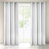 Eurofirany Tenda Elegante con Motivo Ondulato, luccicante, Argento, 8 Occhielli, Elegante, Alta qualità, Glamour per Camera da Letto, Soggiorno, 135 x 250 cm