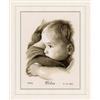 VERVACO Kit Punto Croce Contato Un Abbraccio al Bambino Annuncio Nascita Punto Croce ca. 22 x 28 cm Regalo Personalizzato Set Fai da Te attività Creative Adulti Benvenuto Bambino Cross Stitch
