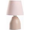 Onli Nano Lampada da Tavolo E14, Rosa, 13 cm x h 19 cm, metallo;stoffa