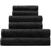 Kleine Wolke 3003926262 Royal - Asciugamano 50x100 cm Colore: Nero