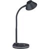 RL LIVE YOUR LIGHT Reality Leuchten Berry - Lampada da tavolo in plastica, 3,2 W, colore: Nero