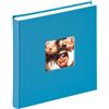 walther design Album Fotografico Blu Oceano 30 x 30 cm con Ritaglio di Copertina, Fun FA-208-U