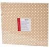 Artemio Album Foto 30 x 30 cm - Beige con puntini bianchi