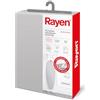 Rayen | Fodera per asse da stiro (fodera da stiro felpata, facile da collocare con sistema EasyClip) |4 strati: foam, mollettone, tessuto 100% cotone e alluminio | 130x47 cm