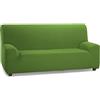 Martina Home Tunez, Copridivano elastico, Tela (50% poliestere, 45% cotone, 5% elastan), Verde, 3 Posti (135-180 cm larghezza)