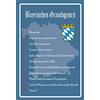Schatzmix Blechschild Spruch Bayrisches Grundgesetz Metallschild Wanddeko 20x30 cm Tin Sign Targa di Metallo da Parete, Lamiera, Multicolore