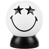 ONLI - Lumetto Smiley World STELLA bianco con lampadina LED