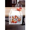 VERVACO Centrotavola Punto Croce con Tela Aida PETTIROSSO Biancheria da Tavola Set Fai da Te Creativo Punto Croce Contato Kit 32 x 84 cm Hobby Creativi Adulti Casa Decor Cross Stitch Runner