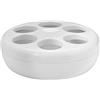 Helios Pure raffredda Bottiglie in plastica per 6 Bottiglie, plastica, White, 30 x 30 x 10.9 cm