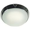 Niermann Standby 'Niermann Standby a + + to e lampada da soffitto, parete anello cromato , satiniert mit klarrand, 40 x 40 x 13 cm