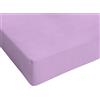 Italian Bed Linen Max Color Lenzuolo sotto Matrimoniale Maxi, 100% Cotone, Lilla, 2 Posti Maxi