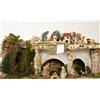 Euromarchi Presepe Natalizio Casette in Legno Bosco, Multicolore, 78 x 49 x 45 cm