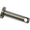 Gardinia Supporto Chiuso per Bastoni per Tende con Ø 12 mm, Acciaio Inox, Distanza dal Muro: 7,5 cm