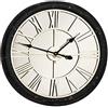 Premier Housewares PREM-2200895 Orologio da Parete, Metallo, Nero, 62x7x62 cm