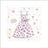 the art group Art Group Il Gruppo di Arte Rachel Taylor (My Favourite Party Dress) - Stampa Artistica 40 x 40 cm, Carta, Multicolore, 40 x 40 x 1.3 cm