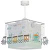 Dalber - Lampada da soffitto E-27, Il treno notturno, Multicolore, 24 x 32 x 21.5