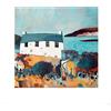 the art group L' Arte Gruppo Derek Melville (Headland View) - Stampa Artistica 40 x 40 cm, Carta, Multicolore, 40 x 40 x 1.3 cm