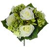 Bianchi Dino BQ044_03 Bouquet Rose e Orchidee, Acrilico, Bianco, 31x31x33 cm
