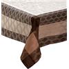 Garnier Thiebaut 32549 Fields Tovaglia Antimacchia Cotone Terra 155 x 155 cm