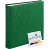 Goldbuch - Album portafoto, 60 Pagine con Pergamena, 25 x 25 cm, Verde Scuro, 30x31 cm