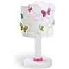 Dalber Lampada da tavolo o comodino per bambini Butterfly farfalle