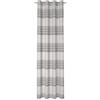 Deko Trends Tenda con occhielli, in poliestere platino, 245 x 140 cm