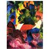 ArtPlaza Macke August Couple At The Garden Table Pannello Decorativo, Legno, Multicolore, 60x80 cm