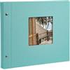 Goldbuch - Album portafoto, 60 Pagine con Pergamena, 25 x 25 cm, Nero, 30x25 cm