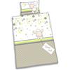 Herding Baby Best Set di Biancheria da Letto Reversibile per Bambini, Lara Pecorella, Copripiumino 100 x 135 cm, Federa 40 x 60 cm, Cotone/Renforcé