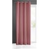 Eurofirany Rita Tenda Liscia Tinta Unita con 8 Occhielli, Moderna, Letto, Soggiorno, Salotto, Camera dei Bambini, 1 Pezzo, Poliestere, Rosa Scuro, 140 x 250 cm
