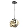 ONLI Lampada da soffitto Piccola Andromeda Color, Nero E Oro