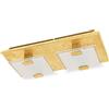 EGLO LED lampada da soffitto Vicaro 1, lampada da soffitto a 2 fiamme