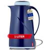 Helios Onda plastica caraffa, plastica, Dark Blue, 1,0 L