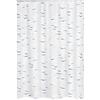 Ridder - Tenda da doccia di ricambio Sylt, 100% PEVA, ca. 210 x 170 cm, blu