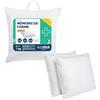 Bleu Câlin Cuscino OMFW75060, Poliestere/Cotone, Bianco, 60 x 60 cm