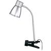 Briloner Leuchte 2687-010P - Lampada a morsetto, 1 x E14, colore: Titanio