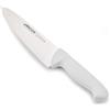 Arcos Coltello Chef con Lama in Acciaio Inossidabile Nitrum 200 mm - Coltello da Cucina Professionale Multiuso con Manico Ergonomico in Polipropilene - Serie 2900, Colore Bianco