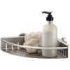 TIGER Boston Cestello Doccia angolare Grande, Acciaio Inox Spazzolato