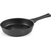 LACOR 27828 Padella Titanium Pro, padella antiaderente, diffusore Full Induction, base in titanio, manico morbido, ecologico e privo di PFOA, alluminio, nero, Ø 28 cm