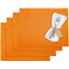 Westmark Set da tavola/Tovagliette americane, 4 Pezzi, 42 x 32 cm, Materiale sintetico, Arancione, Saleen Edition: Home