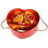 lachineuse - Set di riso imperiale - Per 2 persone - Porcellana - Con ciotole, piatti, cucchiai e bacchette - Tradizionale cinese rosso - Ciotole per zuppa - Regalo di porcellana asiatica