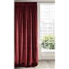Eurofirany RIA Tenda Oscurante Con Fettuccia Arricciatenda - Extra Lunga, Elegante, Tinta Unita, per Soggiorno, Camera da Letto, Densità 290 g/m², 140x270 cm, Bordò Scuro