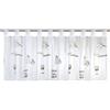 Elbersdrucke - Tenda Bistro, 48 x 140 cm, Colore: Bianco/Marrone