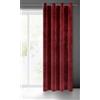 Eurofirany Villa Oscurante, Occhielli-1 pz, Tenda Extra Lunga, Elegante, Tinta Unita, Soggiorno, Camera da Letto, Densità 290 g/m², Poliestere, Marrone Scuro, 140x250 cm