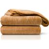 Amago Coperta, Effetto Cashmere, 130 x 170 cm - Sabbia