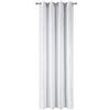 Eurofirany irany Gaja con Occhielli 140 X 250 - Tenda con Occhielli per Bambine e Ragazze, Poliestere, Bianco, 250 x 140 x 1 cm
