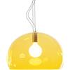 Kartell Small FL/Y Lampada da Soffitto, Giallo, Diametro 38cm
