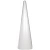 Rayher 3003700, Cono in polistirolo per bricolage e fai da te, diametro 25 cm, altezza 80 cm